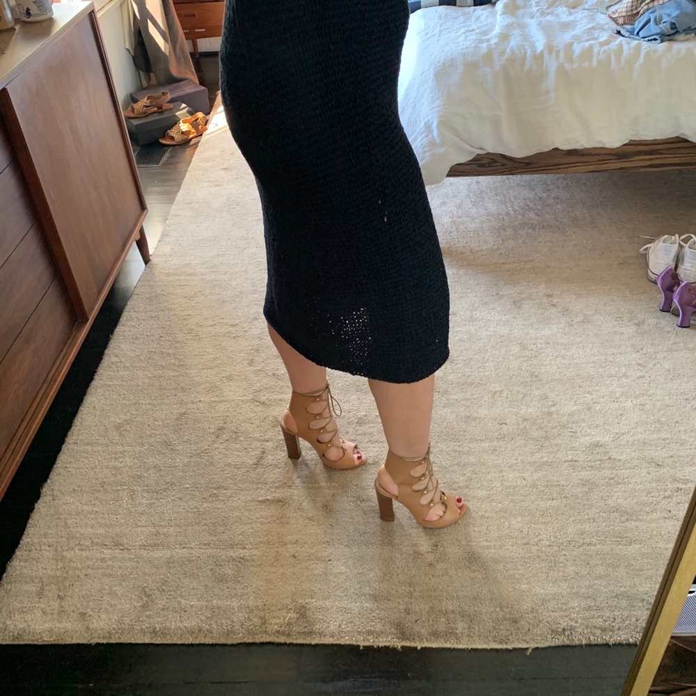 Marc by Marc Jacobs woven black skirt